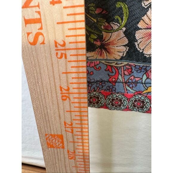 Johnny Was Viva Denim Jean Boho Floral Vintage, size 2 - Picture 8 of 11